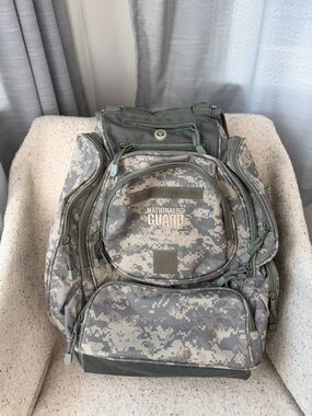 Digital Camo Tactical Backpack - Gray